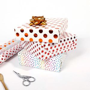 High Quality Wholesale 80g Coated Art <b>Paper</b> <b>Tissue</b> 43*300cm Gift Luxury Custom Disposable Birthday Packaging Wrapping <b>Paper</b> Roll - Product Image 5