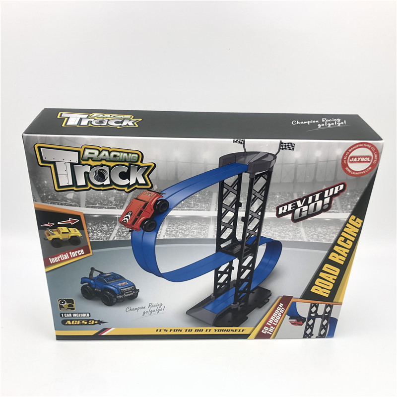 Model Racing Toy Track Diy Assembled Rail Kits Catapult Rail Car Racing Boy Toys For Children Gift Size:36*28*8Cm 5 Model Racing Toy Track Diy Assembled Rail Kits Catapult Rail Car Racing Boy Toys For Children Gift Size:36*28*8Cm