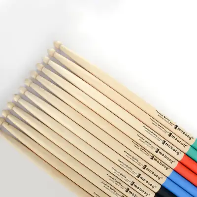 Manufacturers Wholesale Price 5A 7A Non-slip Colored Drumsticks Custom Logo Drumsticks
