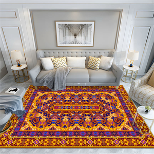 Alfombra de Oración Musulmana Antideslizante de Poliéster, Hecha a Máquina, Diseño de Lujo, Apta para el Hogar y la Mezquita - Product Image 3