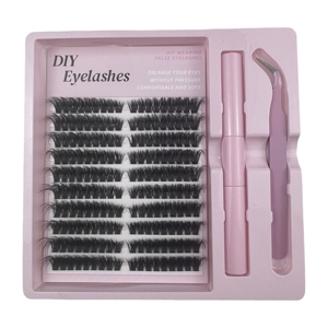 Vendeurs de <span class=keywords><strong>cils</strong></span> Échantillon gratuit <span class=keywords><strong>Cils</strong></span> en grappe de bricolage 8-16mm Longueur de mélange 80D Grappes de <span class=keywords><strong>cils</strong></span> de bricolage individuels Extensions de <span class=keywords><strong>cils</strong></span> <span class=keywords><strong>Cils</strong></span> - Product Image 3