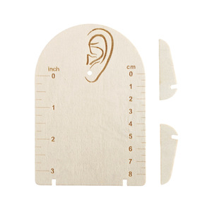 Cross-border earring measuring display stand, wooden earring holder, DIY earring storage <b>frame</b>, <b>arched</b> earring measuring rack - Product Image 5