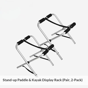 Soporte <span class=keywords><strong>de</strong></span> Exhibición para <span class=keywords><strong>Kayak</strong></span> y Tabla <span class=keywords><strong>de</strong></span> SUP Yak Outdoors, <span class=keywords><strong>de</strong></span> Aleación <span class=keywords><strong>de</strong></span> Aluminio <span class=keywords><strong>de</strong></span> Alta Resistencia, Portátil, Plateado, Capacidad <span class=keywords><strong>de</strong></span> 75 kg, para Hombres y Mujeres - Product Image 1