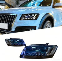 Para Audi Q5 2009-2012/2013-2018 Conjunto de Faros Delanteros LED Modificados, Repuesto de Faros para Automóvil, Suministro de Fábrica, Piezas de Automóvil -- Un Par