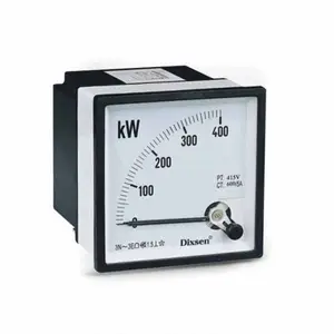 Hot Koop Dixsen 3P4W Analoge Power Watt Meter