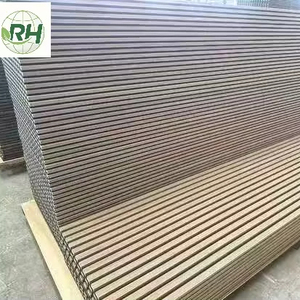Paneles Acústicos RUIHE Modernos con Acabado <span class=keywords><strong>de</strong></span> Chapa <span class=keywords><strong>de</strong></span> Madera y Diseño Gráfico <span class=keywords><strong>de</strong></span> Poliéster <span class=keywords><strong>para</strong></span> Uso en Hoteles, Solución Capaz <span class=keywords><strong>de</strong></span> Mejorar el Ambiente Interior - Product Image 1