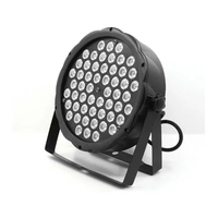 Lampu Reflector Pro Stage KTV Bar DJ Nightclub 54pcs 3W RGBW Plastik Par LED Light Housing Plastik