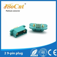 Connecteur USB pour véhicule électrique, 2 broches, 9 cœurs, 10A, 3P, mâle/femelle, pour le stockage d'énergie, charge/décharge de batterie au lithium