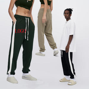 Pantalones Deportivos de Hip Hop, Estilo Urbano, con Parches, 400gsm, Felpa Francesa, Algodón, Personalizables - Product Image 3