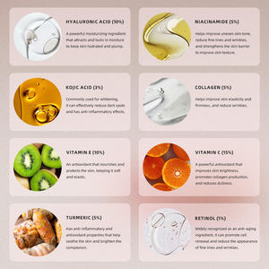 2025 नए 8 में 1 त्वचा देखभाल सीरम मॉइस्चराइजिंग डार्क स्पॉट व्हाइटनिंग सरफेस लाइटनिंग एंटी एजिंग मुँहासे झुर्रियों - Product Image 5