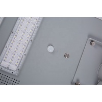 Lampu Jalan LED tenaga surya terintegrasi semua dalam satu luar ruangan 80w-120w baterai Lithium desain baru dengan lampu aluminium bodi IP65