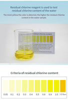 Réactif de chlore résiduel de 10 ML Solution d'essai d'eau du robinet la plus vendue Solution de chlore résiduel