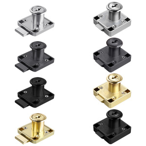 Resonance Drawer Lock Zinc Alloy Automatic Furniture Lock For <b>Cabinet</b> Drawer Wardrobe <b>Filing</b> <b>Cabinet</b> Rotary Tongue Lock - Product Image 2