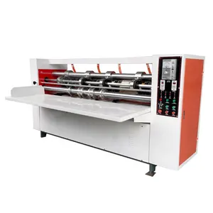 Alimentação Manual 2500MM papelão ondulado fina lâmina Slitter Scorer máquina