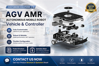 Controlador FRC5000 de Doble Rueda para Robots Móviles Tipo Montacargas, Navegación por Código QR, Controladores de Navegación AGV/AMR