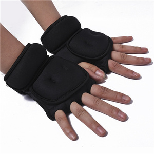 Guanti per Sollevamento Pesi da <span class=keywords><strong>Palestra</strong></span> Guanti con Sacchi di Sabbia Pesi per Mani Guanti Pesanti per Allenamento di Forza - Product Image 2