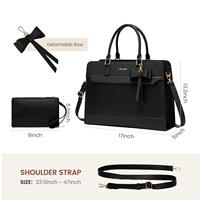 Sac fourre-tout pour ordinateur portable LOVEVOOK pour femmes, sac de travail en cuir PU, sac d'enseignante imperméable, grand sac à main pour ordinateur et sacs à main pour femmes