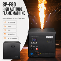Máquina de Efecto de Llama LED para Exteriores, DMX512, Control por Voz Automático, IP67, Impermeable, Efectos Especiales para Escenarios, Discotecas, Eventos y Conciertos