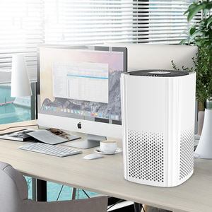 <span class=keywords><strong>Purificateur</strong></span> <span class=keywords><strong>d</strong></span>'<span class=keywords><strong>air</strong></span> avec filtre HEPA, commandé par application, silencieux, électrique, en plastique, portable, pour usage domestique, H13 H11 EU - Product Image 1