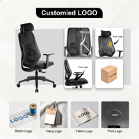 Chaise de bureau ergonomique avec dossier en maille respirante et siège réglable pour une utilisation prolongée à domicile ou au bureau