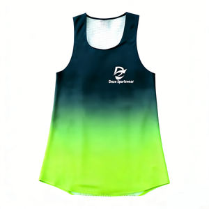 เสื้อกล้ามวิ่งพิมพ์ลายศิลปะพรีเมียมแบบกำหนดเองได้ ระบายอากาศได้ดี น้ำหนักเบา ไม่มีแขน เหมาะสำหรับวิ่งมาราธอน - Product Image 1