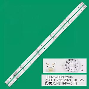Tira de Luces LED para Retroiluminación de TV HX-NO.525 CC02320D562V08 320L(320E) 2X6 6S1P 1210 para Tiras LED LE-8822A M32D-1 - Product Image 2