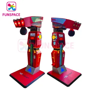 ألعاب Funsapce تعمل بالعملة المعدنية داخل المنزل لعبة ملاكمة كولا الآركيد وماكينة ملاكمة اللكم آلة اللعب