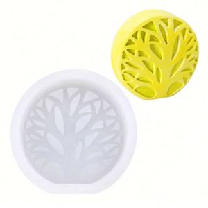 Moule en silicone rond en forme d'arbre pour bougies, résine, savon, outil de cuisson DIY, réutilisable pour la maison. OEM/ODM - Product Image 3