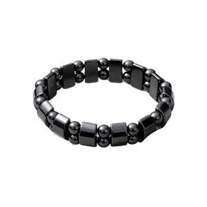 Black Tiger Stone <b>Beaded</b> <b>Bracelet</b> Geometric Shape Unisex Jewelry Natural Stone <b>Bracelet</b> - Product Image 3