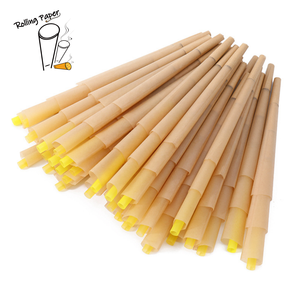 Wholesale 109MM98MM84MM unbleached cone-shaped paper cone custom colored <b>smoking</b> roll paper accessories - Product Image 1