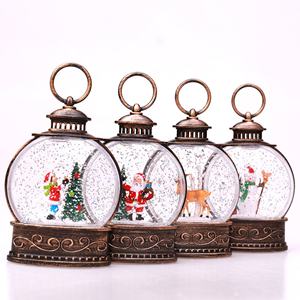 Lámpara Decorativa Navideña, Regalo de Navidad, Regalo para un Compañero, Lámpara de Interior Plana con Inyección de Agua, Pequeña Lámpara de Noche - Product Image 1