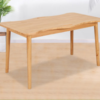 Tables et chaises de salle à manger multifonctionnelles en bois massif de style médiéval, adaptées aux personnes âgées, pour maisons de retraite et appartements seniors, vente en gros