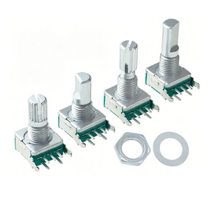 5pcs Right Angle EC11 360 Degree Rotary Encoder with <b>switch</b> Audio Digital Potentiometer 15MM 20MM 5PIN <b>Push</b> <b>button</b> Coding knob - Product Image 1