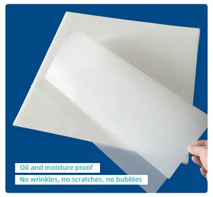 Papier de libération enduit de silicone double face pour feuille de papier sulfurisé