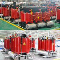 Transformateur de puissance triphasé à sec en cuivre pur 10kV 11kV 400V 30-1000kVA 50/60Hz Modèle SCB11 Dyn11/Yyn0