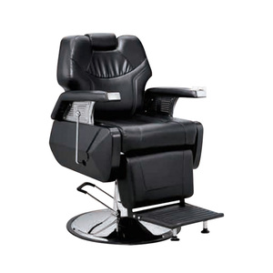 Fauteuil de barbier <span class=keywords><strong>salon</strong></span> de coiffure <span class=keywords><strong>la</strong></span> villa de barberia fauteuil de barbier chai inclinable en cuir véritable - Product Image 4