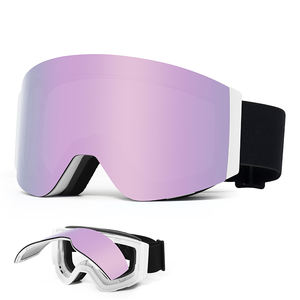 スキーゴーグル取り外し可能スポンジパッドOEMスノーボードメガネフリップアップ機能防霧偏光レンズファッションスノースポーツ安全眼鏡 - Product Image 1