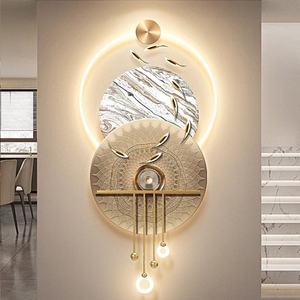 Peinture murale décorative en acrylique avec éclairage LED, impression UV, art paysager personnalisé, vente en gros d'usine, nouveauté, décoration intérieure - Product Image 6