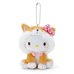 ขายร้อนน่ารักญี่ปุ่น Hello Kitty ของเล่นตุ๊กตาพวงกุญแจยัดตุ๊กตา Melody พวงกุญแจสําหรับเด็ก