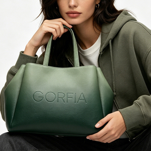Bolso de Mano de Cuero PU de Diseño Nuevo y Personalizado, con Degradado de Color, Gran Capacidad, Estilo Casual, Tipo Bandolera - Product Image 1
