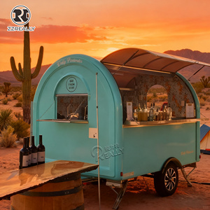 2025 Black Length Snack <strong>Food</strong> <strong>Trailer</strong> for Street Business Fully Equipped Restaurant <strong>Food</strong> <strong>Trailer</strong> - Product Image 3