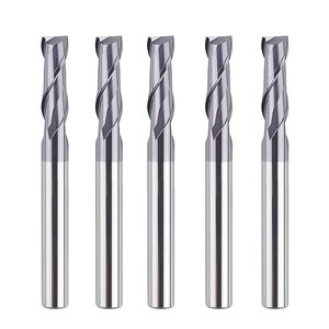 2 canneluresfraiseuse électrique <span class=keywords><strong>carbure</strong></span> Upcut CNC mèches de toupie revêtues, tige de 1/4 pouces - Product Image 1