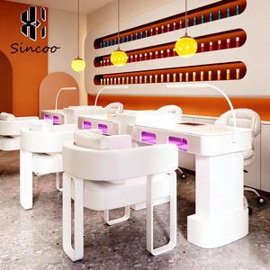Light Luxury Custom Colors Metal Manicure Table Set with Gel Lamp and Big Drawers for Fashion Salon <b>Nail</b> Artist <b>Desk</b> - Product Image 5