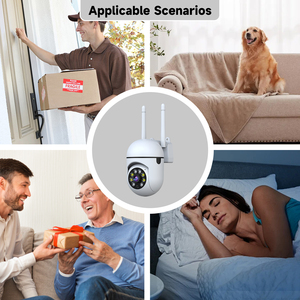 2MP & <span class=keywords><strong>3MP</strong></span> mini ngoài trời không dây Wifi PTZ <span class=keywords><strong>camera</strong></span> 360 độ Dome <span class=keywords><strong>IP</strong></span> <span class=keywords><strong>Camera</strong></span> tầm nhìn ban đêm CMOS cảm biến giám sát nhà báo động - Product Image 3