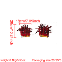 Bracelets de poignet en plumes avec sangle réglable, accessoires pour les mains en plumes, bracelet en plumes pour tenue de fête à thème ou cosplay