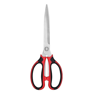 Stainless Steel <b>Kitchen</b> <b>Scissors</b> Red And Black Multipurpose Bbq Tools For Home Use Straight Head Durable - Product Image 4