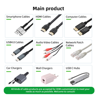 Câble de données USB 2.0 de type A à type C personnalisé de haute qualité