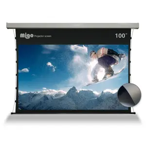 MIGO Motorized Projector Screen Remote Control Home Theater Tv Motorized Wall Mounted Ceiling Projection Screen
