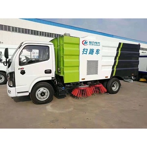 Camión barredor de calles Dongfeng con motor eficiente para limpieza municipal, eliminación de polvo y basura - Product Image 5
