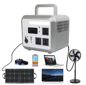 Estación Portátil Panjixin con Batería LiFePO4, Inversor de Onda Sinusoidal Pura de 1200W, Carga Solar para Camping, Uso en Exteriores y en el Hogar, UE/Reino Unido - Product Image 2